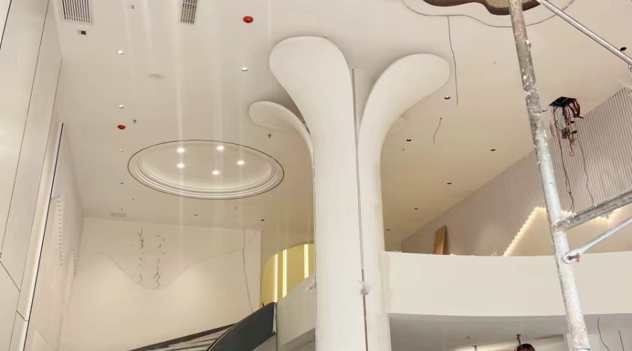 廣州越秀少年宮GRG柱子 飾紀(jì)上品又一次實力展現(xiàn)