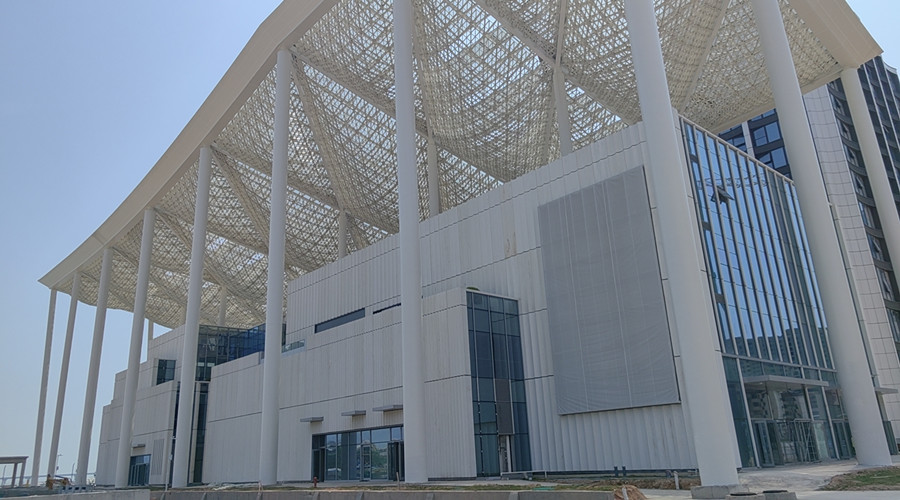 飾紀(jì)上品UHPC板走進(jìn)南沙花園酒店會議中心 一見鐘情