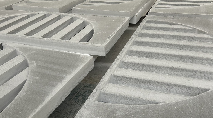 發(fā)泡陶瓷廠家-印尼清真寺發(fā)泡陶瓷窗套線條工程