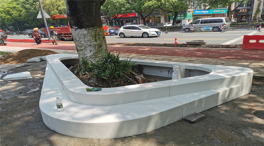 GRC坐凳樹池 GRC坐凳樹池