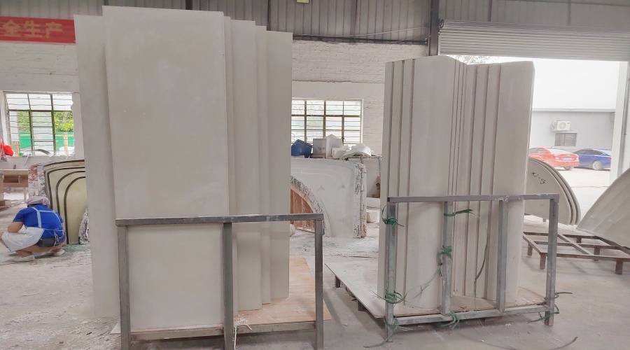 三亞超級(jí)地中海售樓部GRG門頭造型 三亞超級(jí)地中海售樓部GRG門頭造型