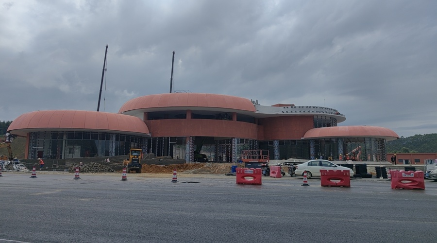 深圳陶河服務區(qū)GRC幕墻板 深圳陶河服務區(qū)GRC幕墻板