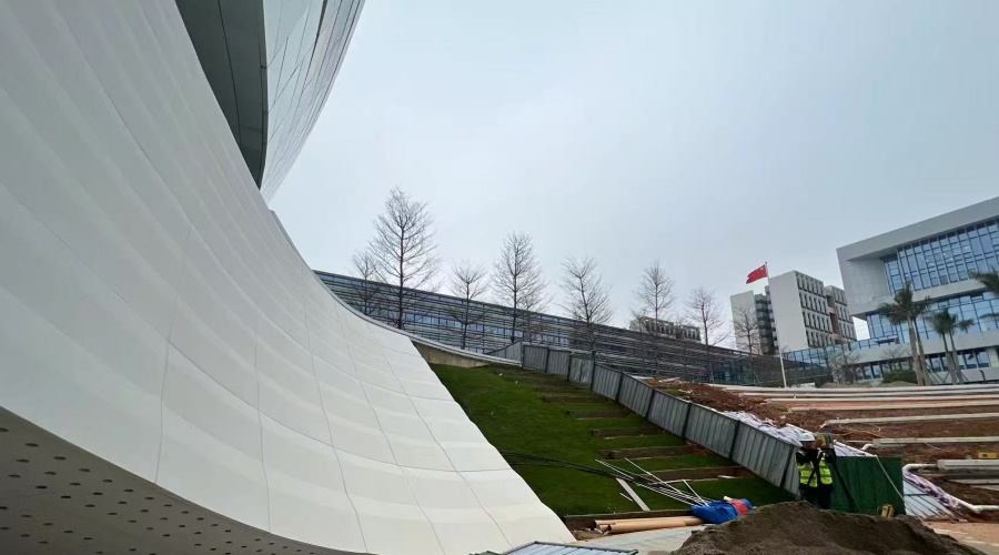 GRC幕墻板裝飾效果