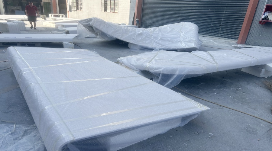 安徽合肥華蓋售樓部UHPC曲面板工程