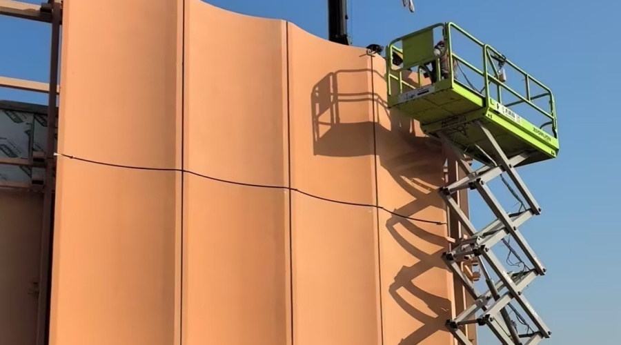 UHPC構件施工現場